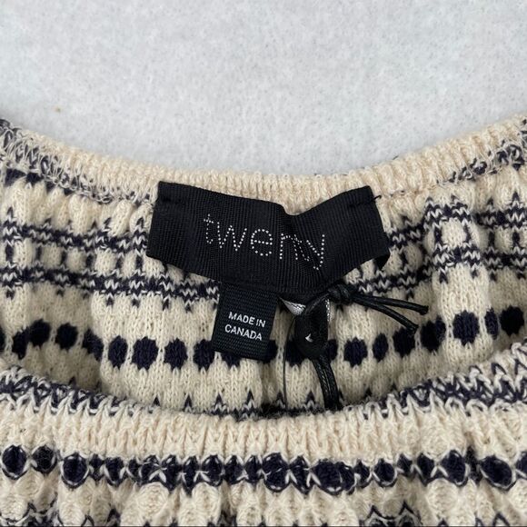 Twenty Anthropologie Elastic Waist Top NWT L - Picture 5 of 10